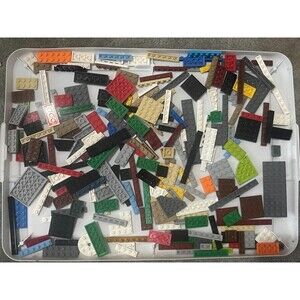 ~330 LEGO Flat Plate Pieces Lot Multicolor 1x2 1x4 2x4 2x8 2x6 4x4 1x6 1x8 2x12